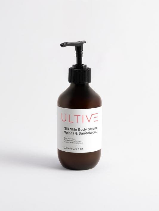 Silk Skin Body Serum – Spices & Sandalwood Hydrating Perfumed Serum