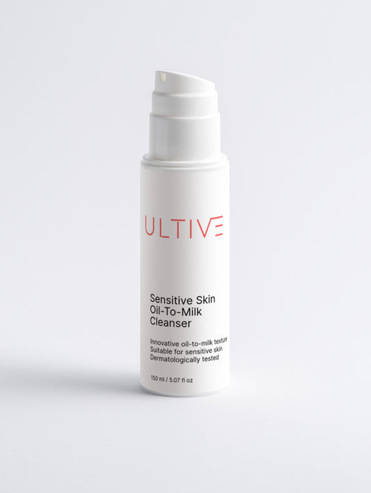 Sensitive Skin Oil-To-Milk Cleanser – Gentle Makeup Remover & Hydrating Face Wash